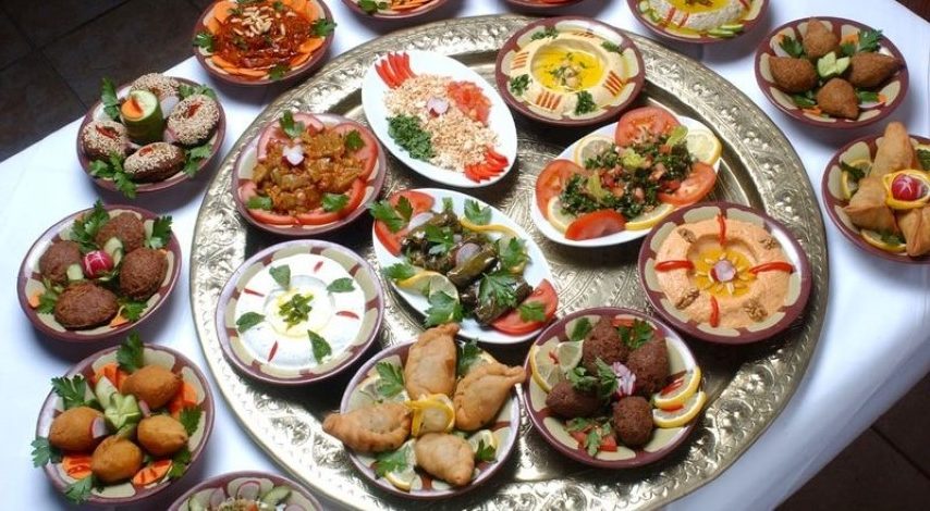 Mezze típico de Jordania
