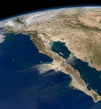 Baja California México Vista Satélite