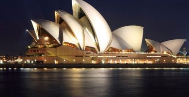 Opera de Sydney Vista Nocturna