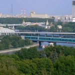 Vistas Moscú Vorobiovi Gori