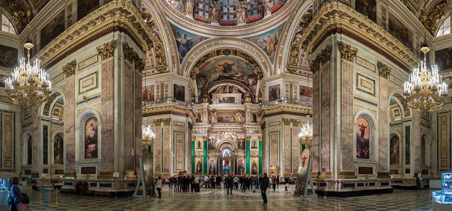 San Petersburgo San Isaac interior