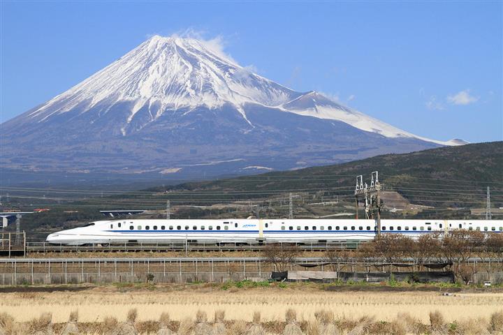 Shinkansen y el monte Fuji