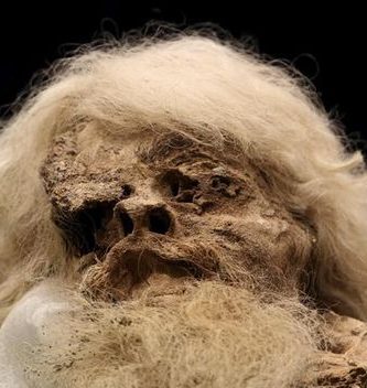 Hombre de Sal en museo de Irán