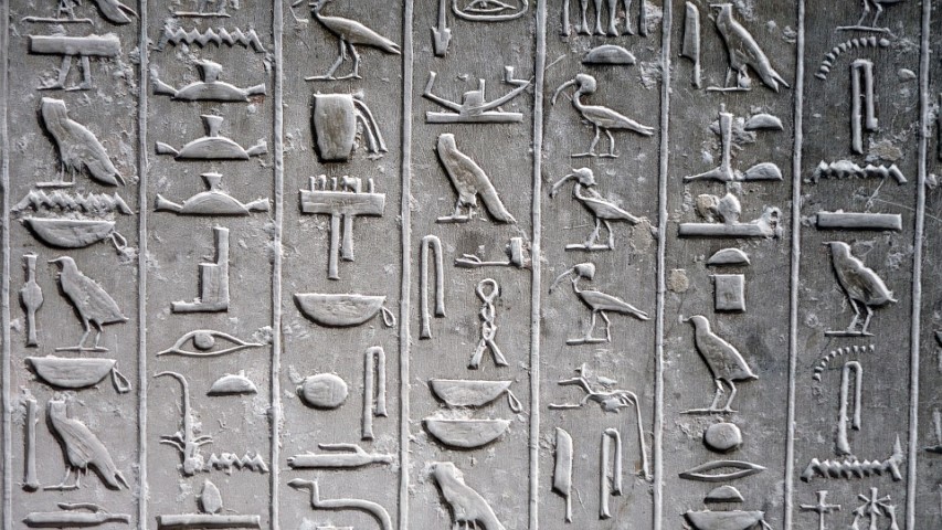 Jeroglíficos egipcios para turistas